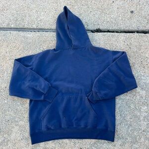 Jerzees Deep Blue Men's Hoodie vintage
